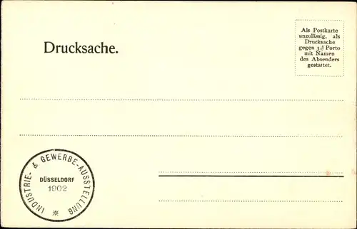 Ak Düsseldorf am Rhein, Industrie und Gewerbeausstellung 1902, Schiffe