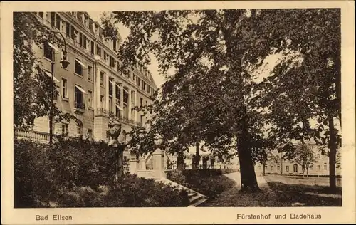 Ak Bad Eilsen Niedersachsen, Fürstenhof, Badehaus