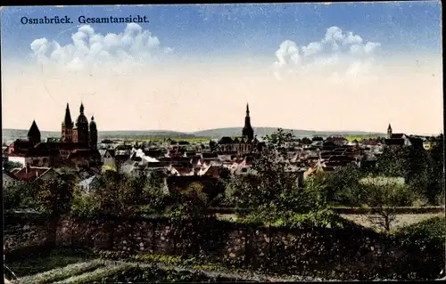 Ak Osnabrück in Niedersachsen, Gesamtansicht