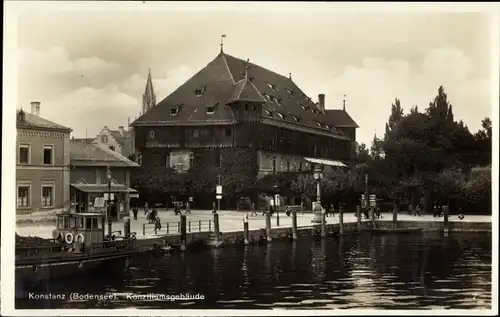 Ak Konstanz, Konziliumsgebäude, Außenansicht