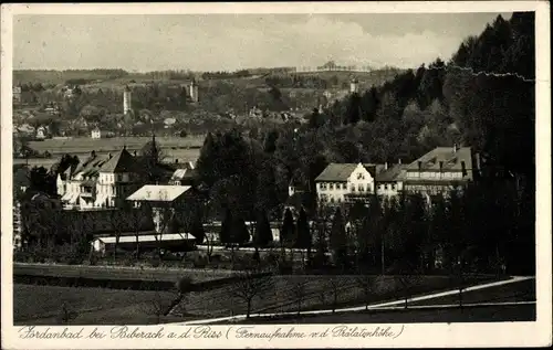 Ak Jordanbad Biberach an der Riß Oberschwaben Württemberg, Blick von der Prälatenhöhe