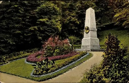 Ak Chemnitz in Sachsen, Denkmal, Stadtpark