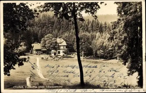 Ak Oberhof im Thüringer Wald, Waldkaffee, Schweizerhütte