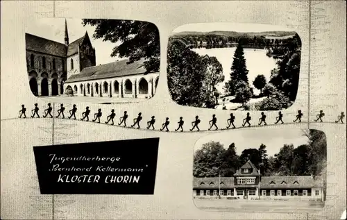 Ak Chorin in der Mark, Kloster Chorin, Jugendherberge Bernhard Kellermann