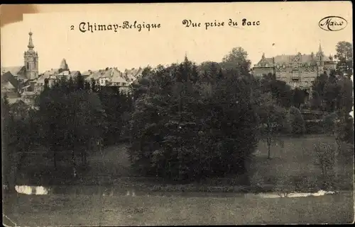 Ak Chimay Wallonien Hennegau, Panorama, Park
