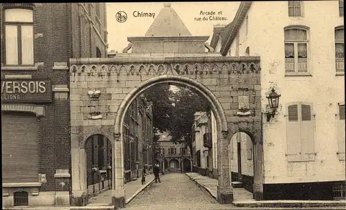 Ak Chimay Wallonia Hennegau, Arcade, Rue du Chateau