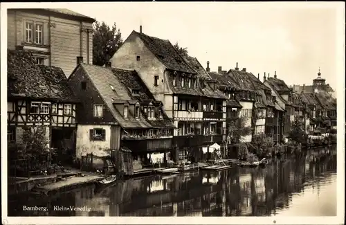 Ak Bamberg in Oberfranken, Klein-Venedig, Fluss