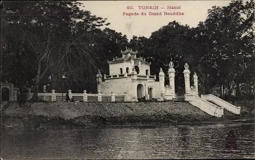 Ak Hanoi Tonkin Vietnam, Big Buddha Pagode