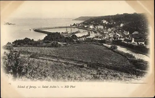 Ak Saint Aubin Channel Island Jersey, Gesamt