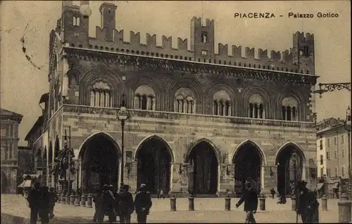 Ak Piacenza Emilia Romagna, Palazzo Gotico
