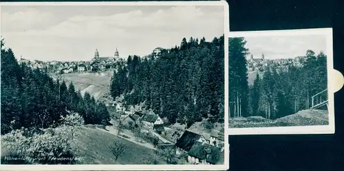 Leporello Ak Freudenstadt im Schwarzwald, Gesamtansicht