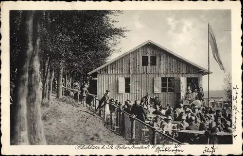 Ak Neustadt an der Waldnaab, St. Felix, Blockhütte