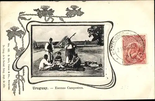 Ak Uruguay, Country-Szenen