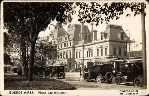 Ak Buenos Aires Argentinien, Plaza Constitución