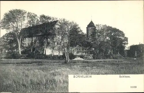 Ak Świdwin Schivelbein Pommern, Schloss