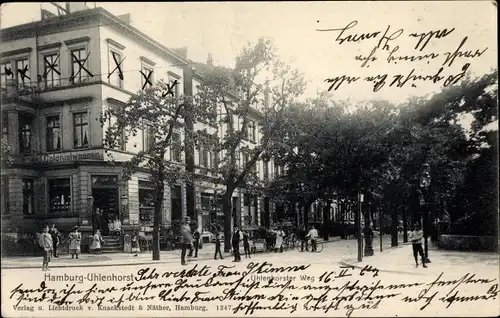 Ak Hamburg Nord Uhlenhorst, Uhlenhorster Weg, Kolonialwarengeschäft
