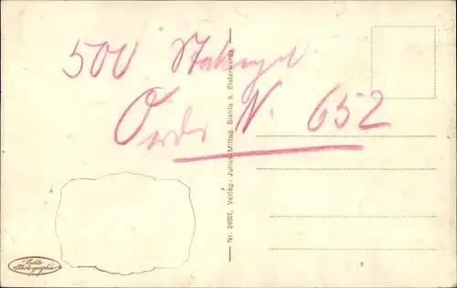 Ak Biehla Elsterwerda in Brandenburg, Winterberg, Unterkunftshaus