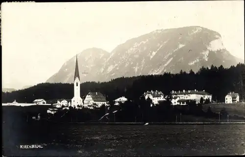 Ak Kirchbichl in Tirol, Teilansicht, Kirche