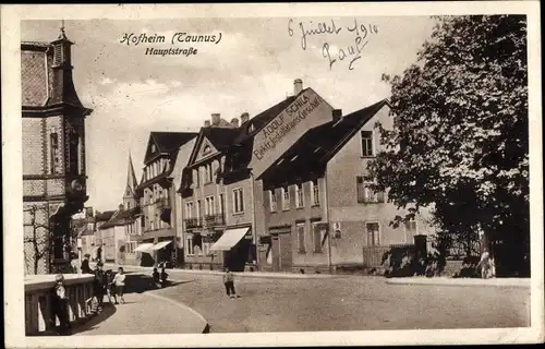 Ak Hofheim im Taunus Hessen, Hauptstraße