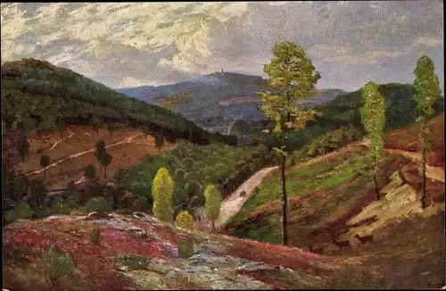 Künstler Ak Quirin, Haidtränktal, Kanonenstraße