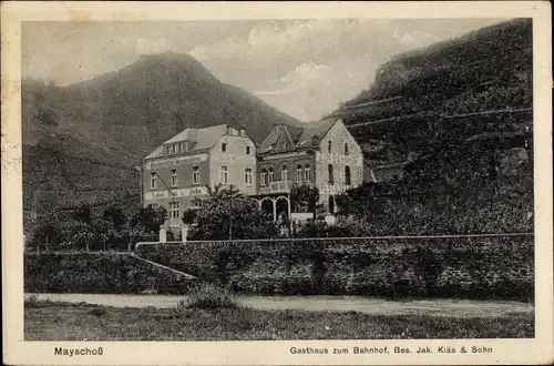 Ak Mayschoß an der Ahr, Gasthaus zum Bahnhof