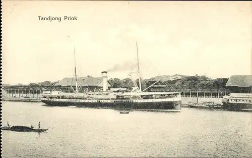 Ak Tanjung Priok Indonesien, Dampfer