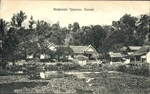 Ak Garoet Garut Java Indonesien, Badplaats Tjipanas