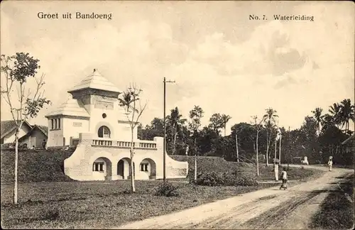 Ak Bandung Bandoeng Java Indonesien, Waterleiding