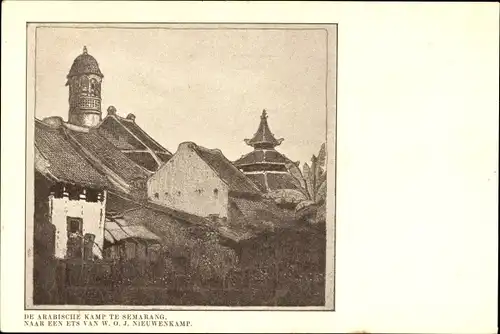 Ak Semarang Java Indonesien, Arabische Kamp