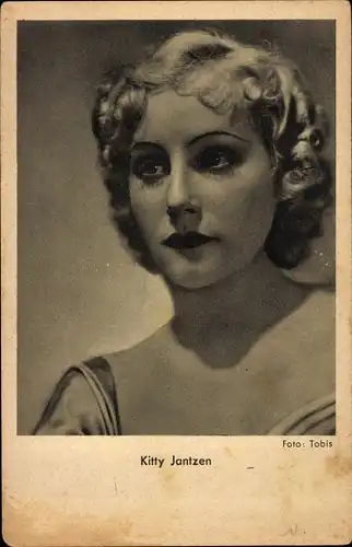 Ak Schauspielerin Kitty Jantzen, Portrait