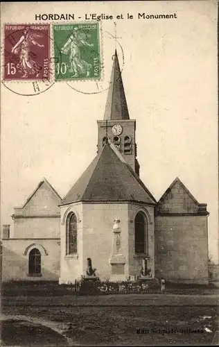 Ak Hordain Nord, l'Eglise, le Monument