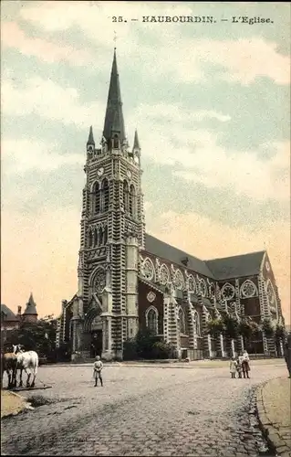 Ak Haubourdin Nord, l'Eglise