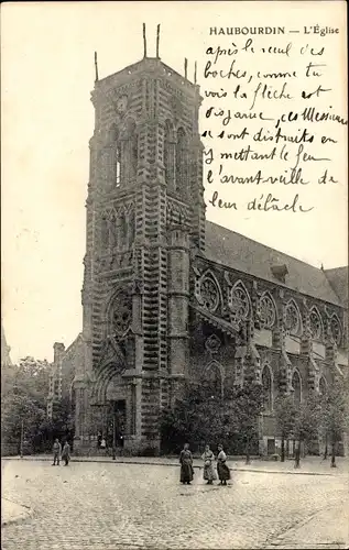 Ak Haubourdin Nord, l'Eglise