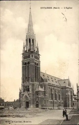 Ak Estaires Nord, l'Eglise