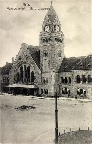 Ak Metz-Moselle, Hauptbahnhof