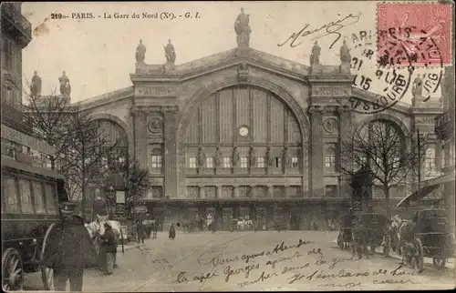 Ak Paris x, Gare du Nord