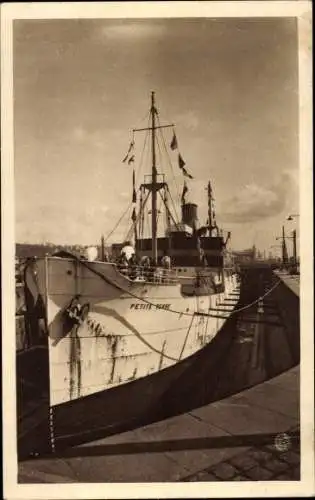 Ak Dieppe Seine Maritime, Eine Bananenpflanze im Trockendock