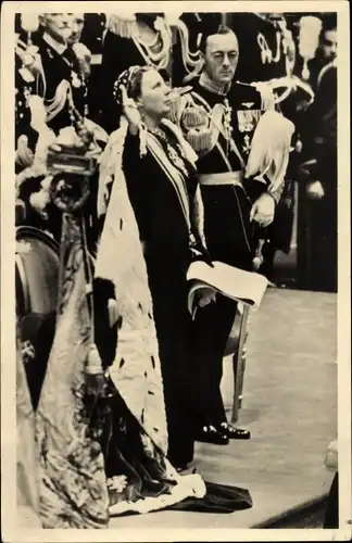 Ak Königin Juliana mit Prinz Bernhard zur Lippe, 1948