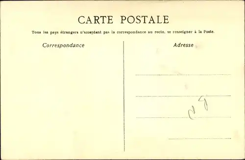 Handgemalt Ak Patriotik Frankreich, Blumen in Landesfarben