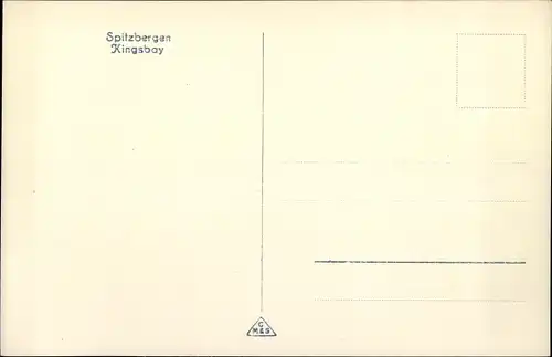 Ak Spitsbergen Spitzbergen Norwegen, Kingsbay, Blick zum Ufer der Königsbucht