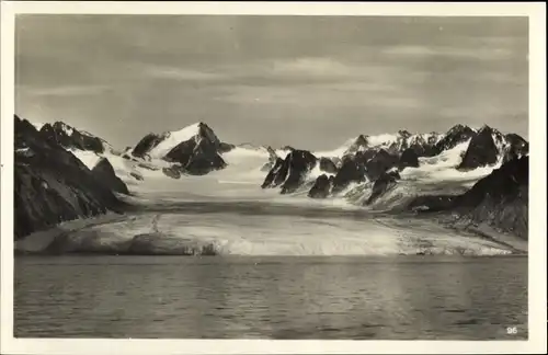 Ak Magdalena Bay Spitsbergen Spitzbergen Norwegen, Magdalenenbucht, Gletscher