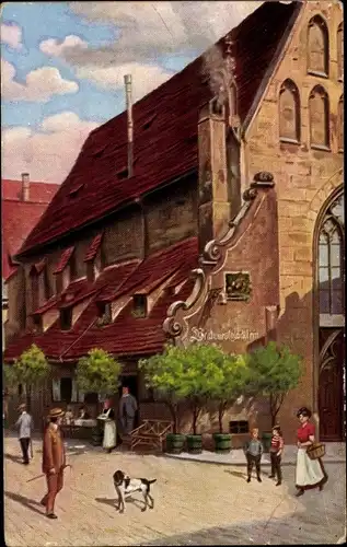 Ak Nürnberg in Mittelfranken, Bratwurstglöcklein