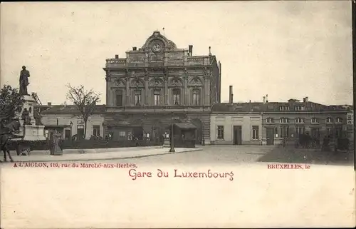 Ak Bruxelles Brüssel, Gare du Luxembourg