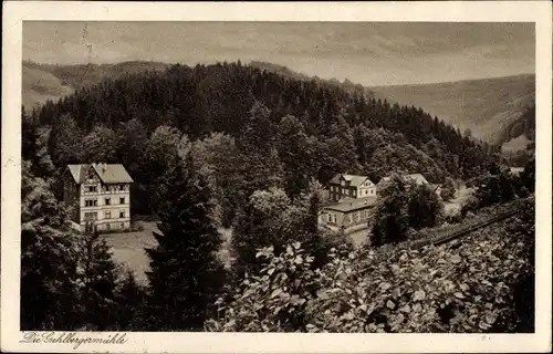 Ak Gehlberg in Thüringen, Hotel Pension Gehlberger Mühle