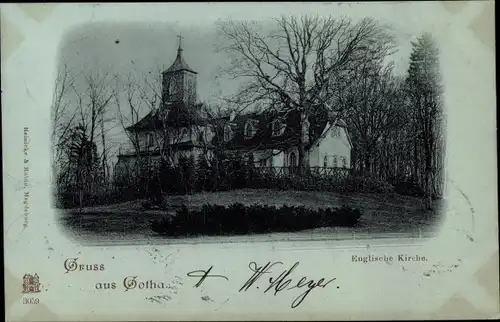 Ak Gotha in Thüringen, englische Kirche