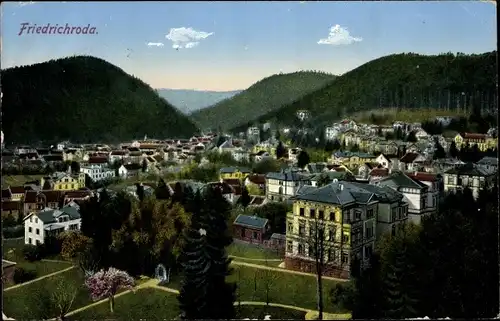 Ak Friedrichroda im Thüringer Wald, Panorama