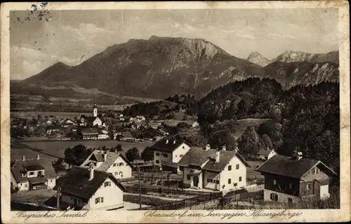 Ak Oberaudorf in Oberbayern, Panorama