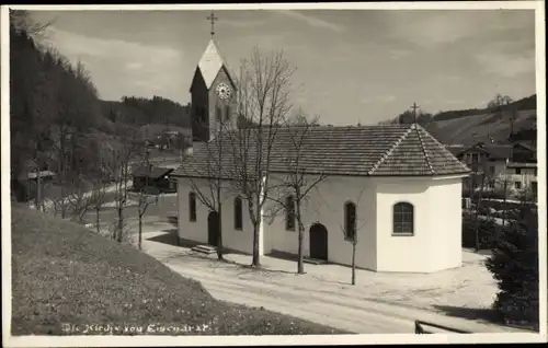 Foto Ak Eisenärzt Siegsdorf in Oberbayern, Kirche