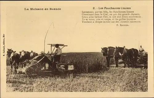 Ak la Maison en Beauce, Les Faucheuses-Lieuses