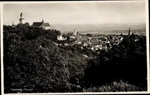 Ak Kronberg im Taunus Hessen, Totalansicht, Schloss